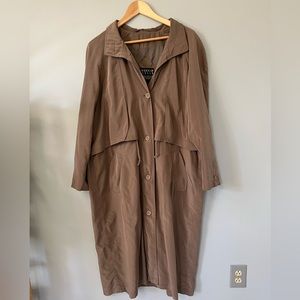 American Bazaar Vintage ladies Trench Coat size 14p